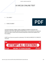 Monthly 100 MCQS Online Test PDF