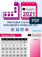 Printable Calendar 2021 Templates and Design