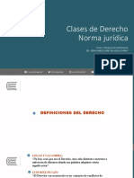 Clases de Derecho Norma Juridica