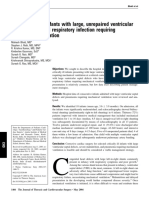 Management of infants with large VSD venti