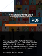 Workforce Planning Practice