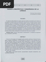 Teoria Linguistica y Enseñanza de La Lengua PDF