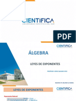 Álgebra - Leyes de Exponentes Quijano