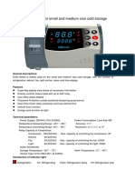 Electric Board For Small and Medium Size Cold Storage: General Descriptions