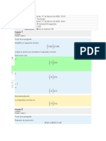 Examen de Matematicas