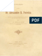 Dr. Alexandre R. Ferreira: Ensaio