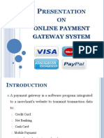 Resentation ON Online Payment Gateway System