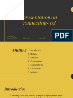 A Presentation On Connecting-Rod: University of Kirkuk College of Engineering Mech. Dept. - Third Stage