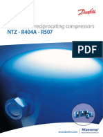 Maneurop® Reciprocating Compressors: NTZ - R404A - R507