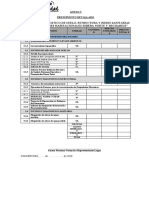 Presupuesto Detallado Estudio y Diagnostico (F)