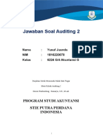 Jawaban Soal Auditing 2 mINGGU KE 3