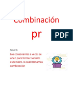 Combinación pr: palabras con la combinación /pr