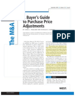 Article - MALv13 - #8 - FREELAND - 2009 A Buyer's Guide To Purchase Price Adjustments