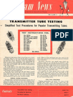 Transmitter Tube Testing