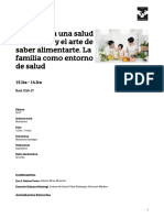 Cursos de Verano UPV - EHU - Claves para Una Salud Emocional y El Arte de Saber Alimentarte. La Familia Como Entorno de Salud - 2020-04-01