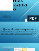 SISTEMA RESPIRATORIO y CARDIOVASCULAR