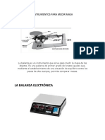 Instrumentos para Medir Masa