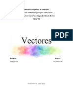 Vectores y operaciones vectoriales