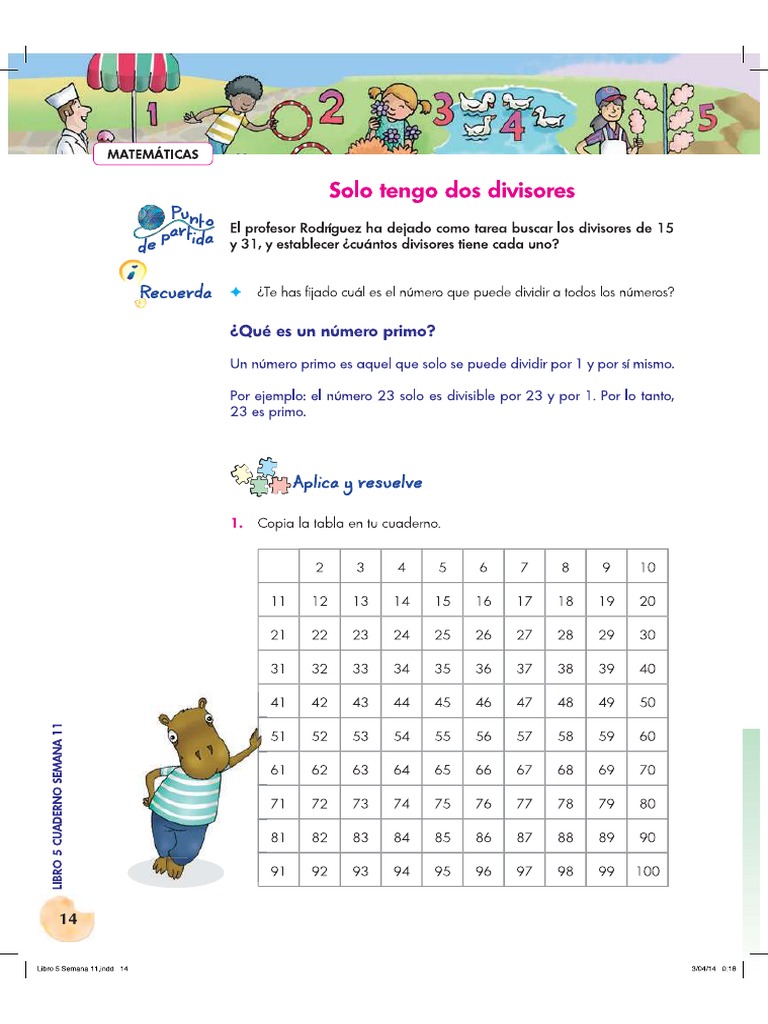 Libro 5 Guia Semanal 11 | PDF