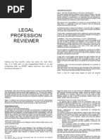 UP B2005 - Legal Profession Reviewer