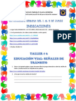 Taller # 6 Señales de Tránsito