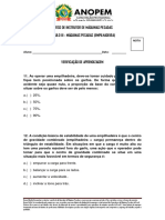 VA - Verificação Aprendizagem - Módulo-III - Instrutor Maq Pesadas