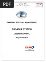 Project System User Manual: Jharkhand Bijli Vitran Nigam Limited