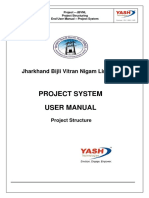 Project System User Manual: Jharkhand Bijli Vitran Nigam Limited