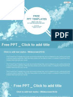 Abstract Splashes PowerPoint Templates Widescreen