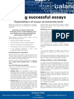 Writing Successful Essays Update 051112