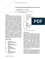 CFD Modelling of Floating and Se Ttling Phases in Settling Tanks