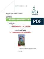  GÉNEROS ARQUITECTÓNICOS Trascendencia y Actualidad