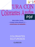 Colorantes Azufre