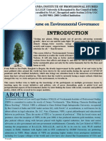 Brochure. Environmental Governance.