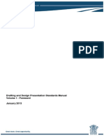 Drafting and Design Presentation Standards Manual Volume 1 - Foreword January 2013