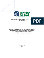 DISSERTAÇÃO_Impactos ambientais da disposição de resíduos sólidos urbanos no solo e na água superficial em três municípios de Minas Gerais.pdf