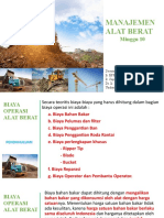 Mab TM 10 - Biaya Operasi Alat Berat