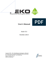 FEKO. User's Manual