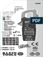 True RMS: 600A AC/DC Auto-Ranging Digital Clamp Meter