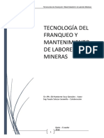 Tecnologia Del Franqueo y Mantenimiento de Labores Mineras PDF