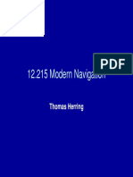 12.215 Modern Navigation: Thomas Herring