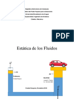 Informe Estatica de Los Fluidos