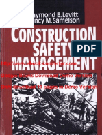 Construction Safety Management Par Raymond E. Levitt-Nancy Morse Samelson