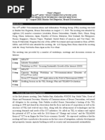 Chair's Report The 42 Apec Telecommunications and Information Working Group Meeting (2-7 August 2010, Bandar Seri Begawan, Brunei Darussalam)