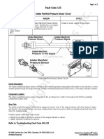 Fault Code 123: Intake Manifold Pressure Sensor Circuit