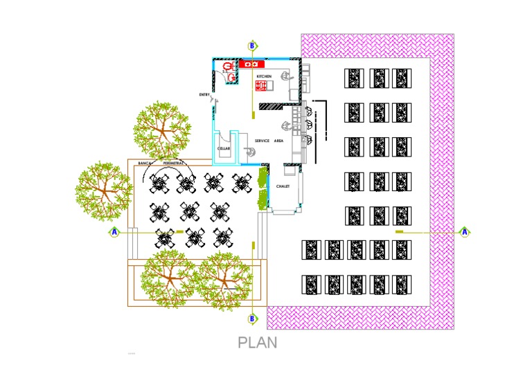 Kitchen Service Area Cover Plan | PDF