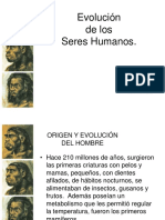 Evolución de Los Seres Humanos PDF