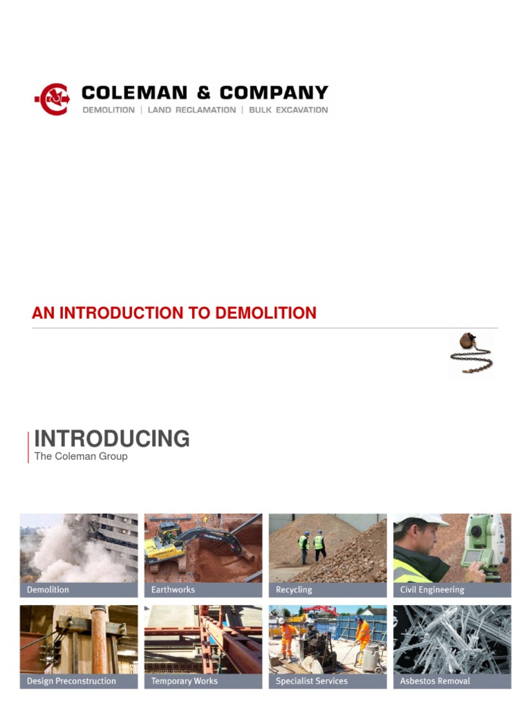 Demolition Techniques and Best Practices | PDF | Demolition | Recycling