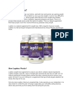 Leptitox weight loss supplement is easy to use which contains natural ingredients