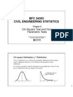 BFC 34303 Chapter 9 Chi-Square Test and Non-Parametric Tests - Basil PDF